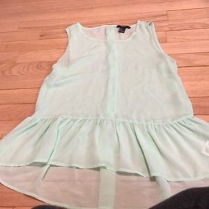 See through tank top blouse